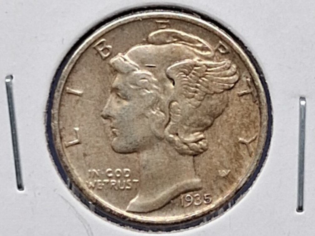 1935 Mercury Dime Coin