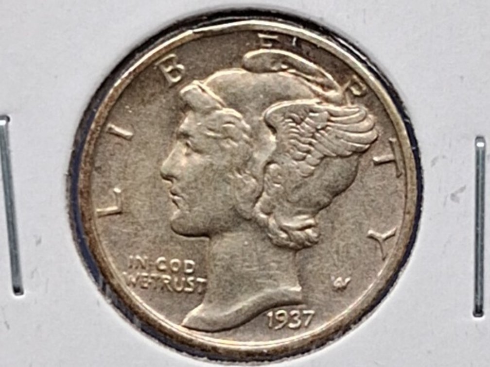 1937 Mercury Dime Coin