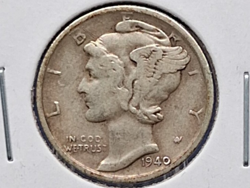 1940 S Mercury Dime Coin