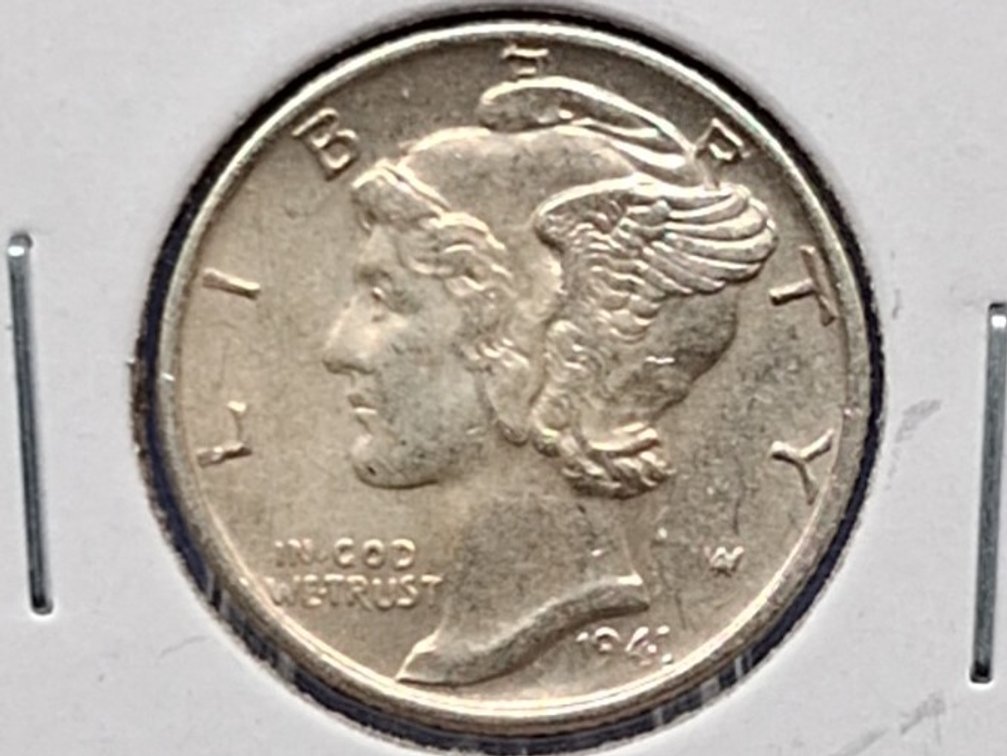 1941 Mercury Dime Coin