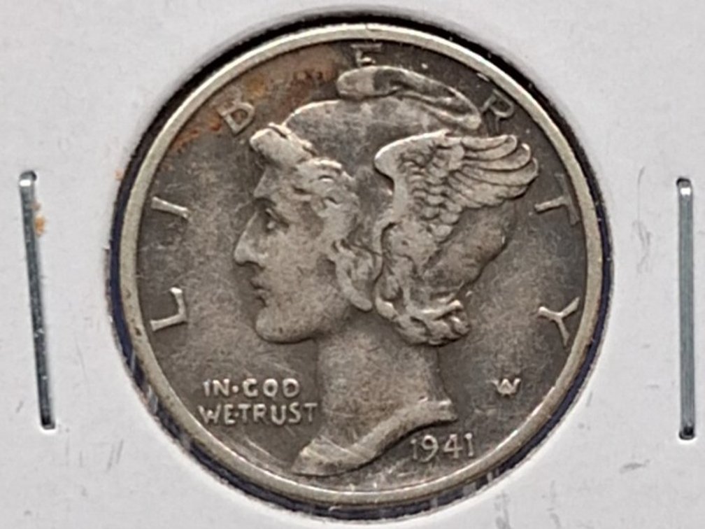 1941 S Mercury Dime Coin