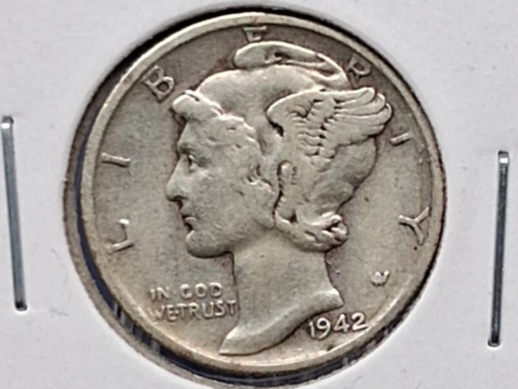 1942 S Mercury Dime Coin