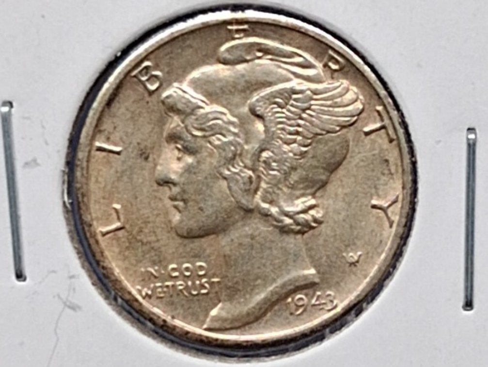 1943 D Mercury Dime Coin