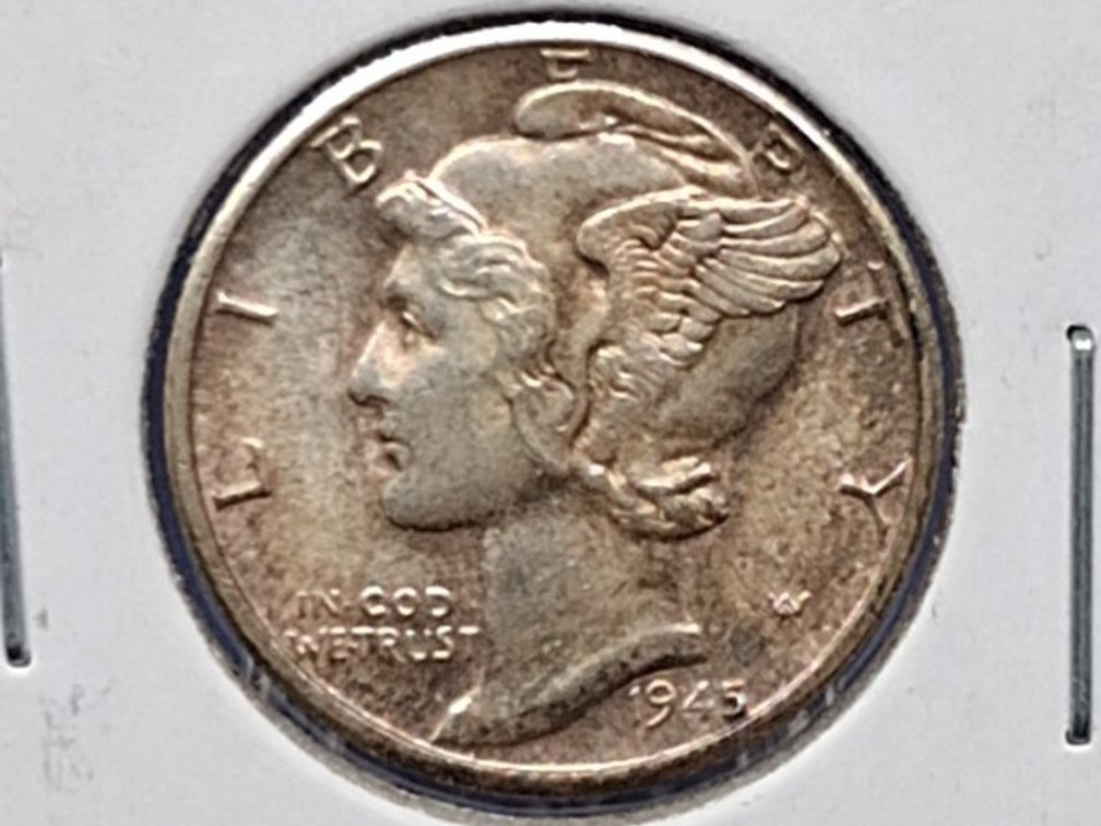 1945 D Mercury Dime Coin