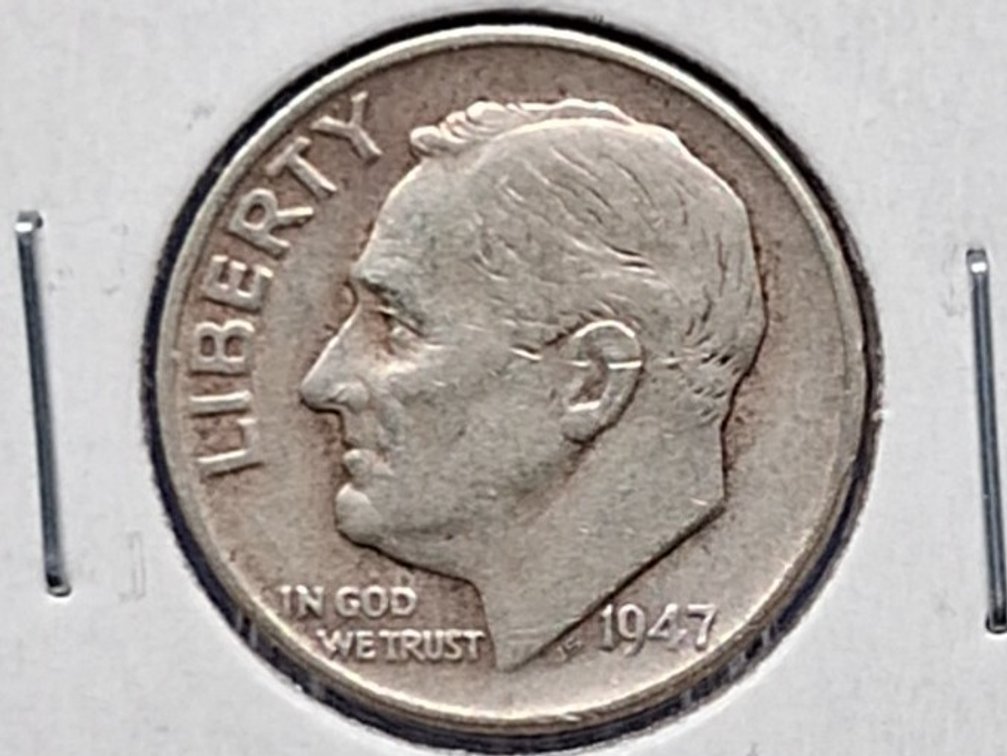 1947 Roosevelt Dime Coin