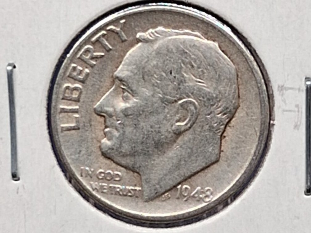 1948 D Roosevelt Dime Coin