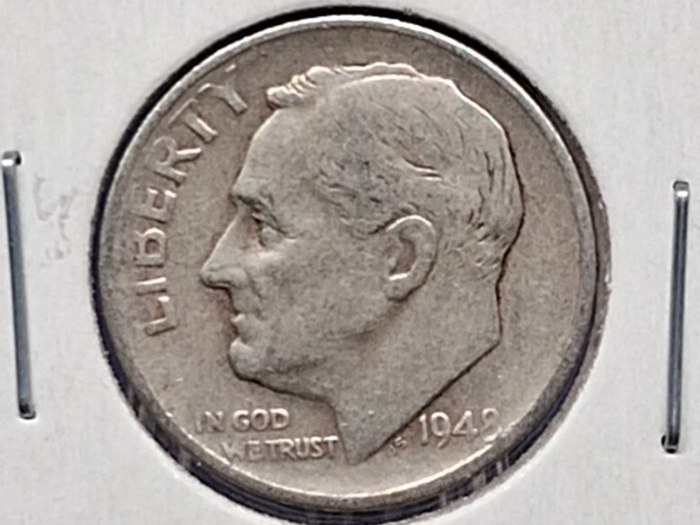 1948 S Roosevelt Dime Coin