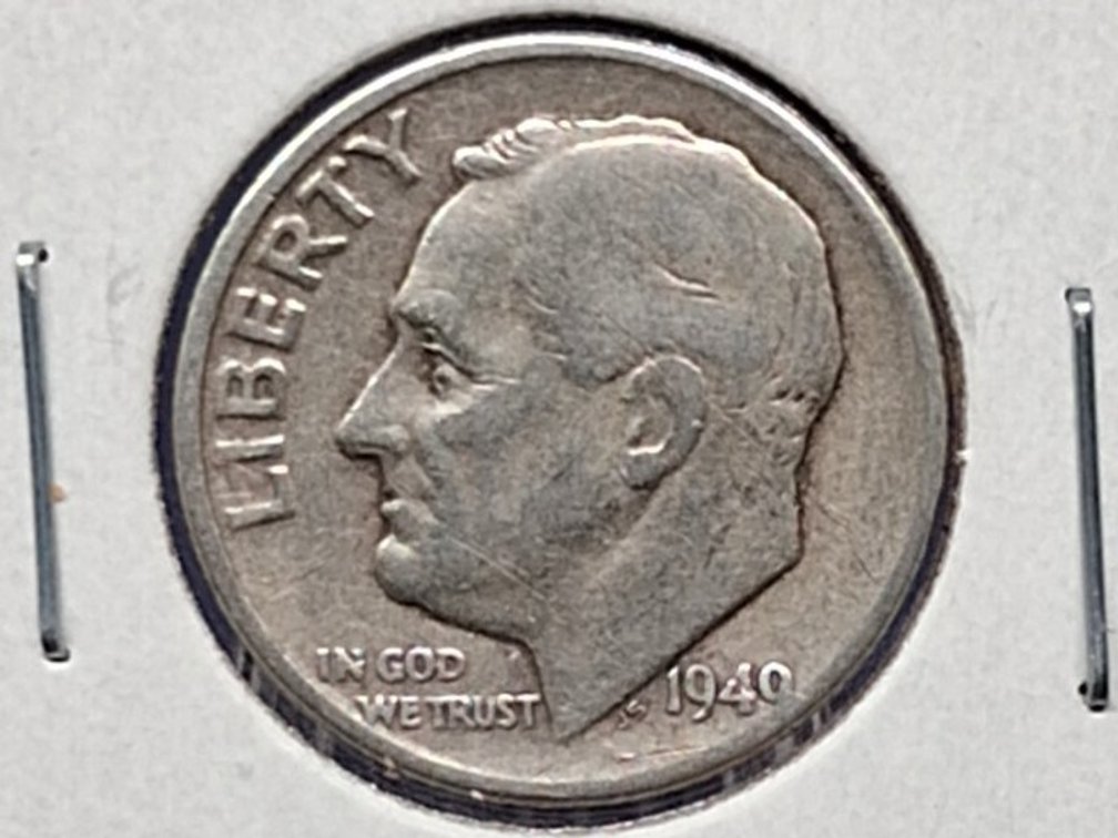 1949 D Roosevelt Dime Coin