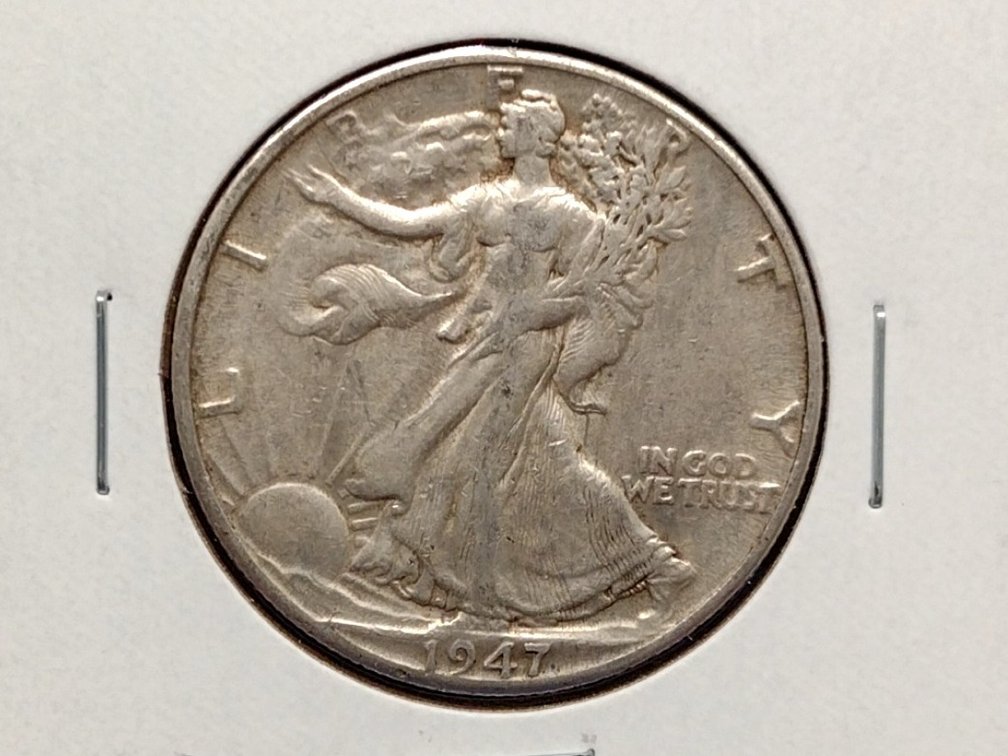1947 D Walking Liberty Half Dollar Coin