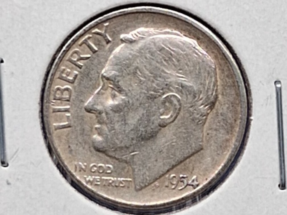 1954 Roosevelt Dime Coin