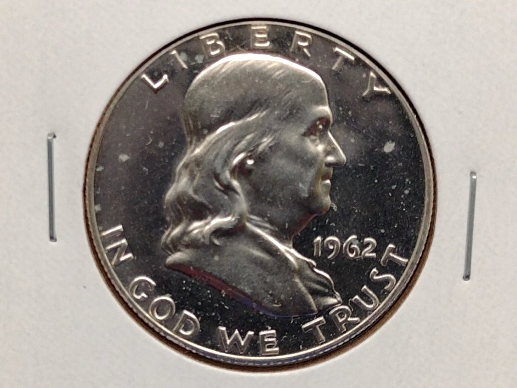 1962 Proof Franklin Half Dollar Coin