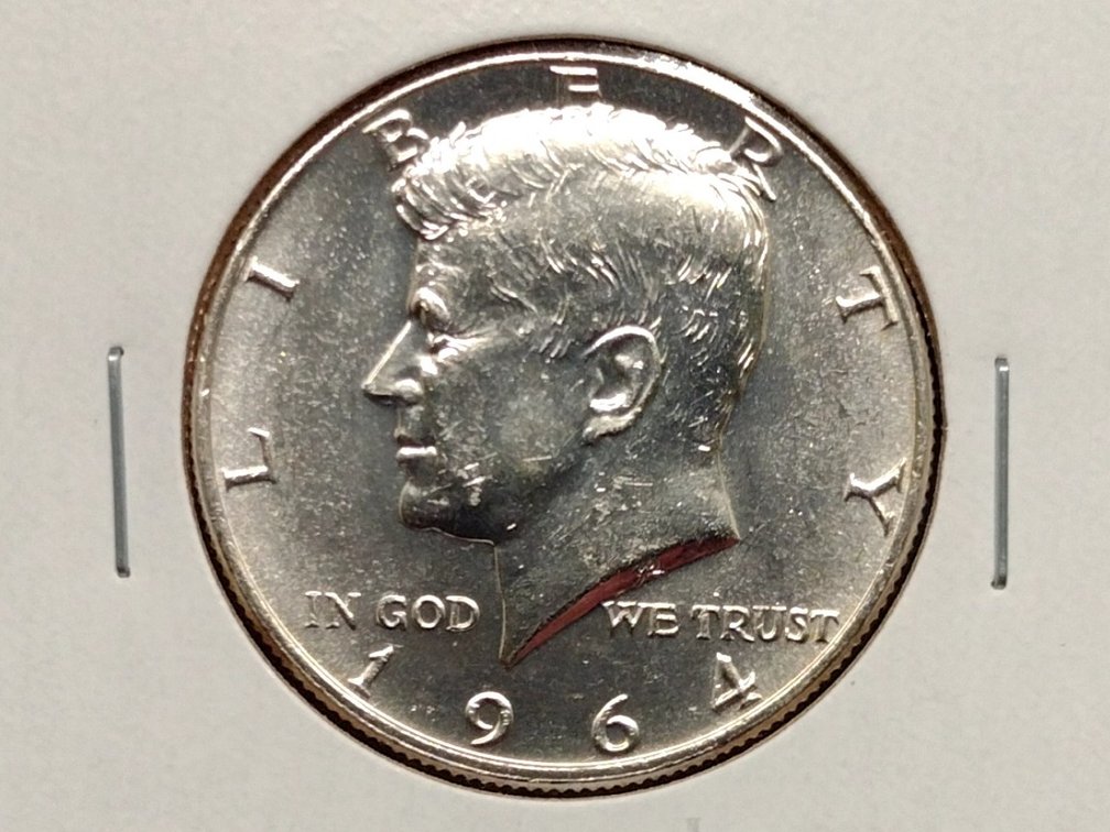 1964 BU Kennedy Half Dollar Coin