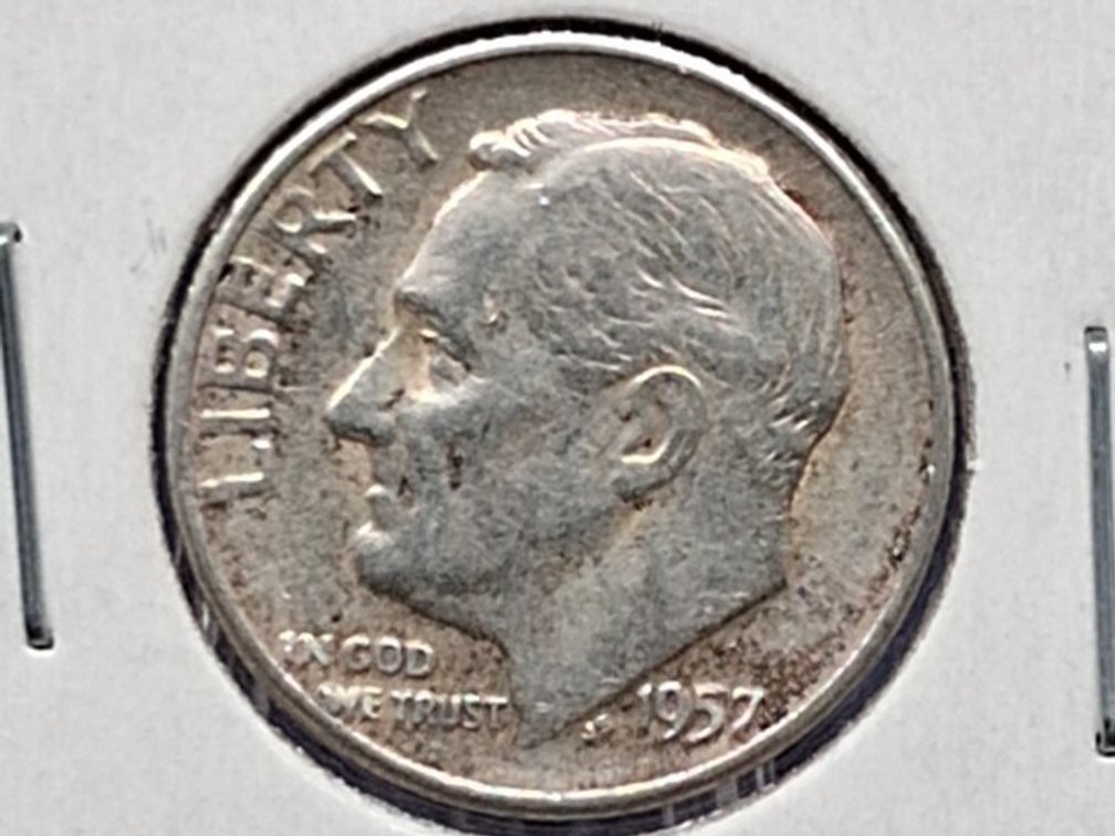 1957 Roosevelt Dime Coin