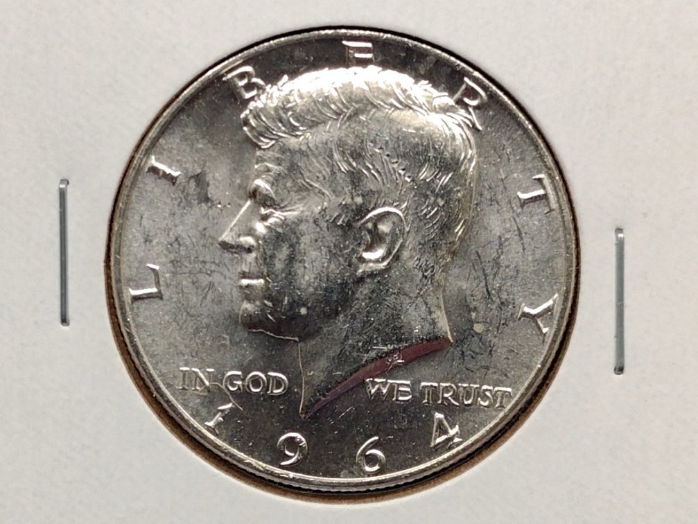 1964 D BU Kennedy Half Dollar Coin