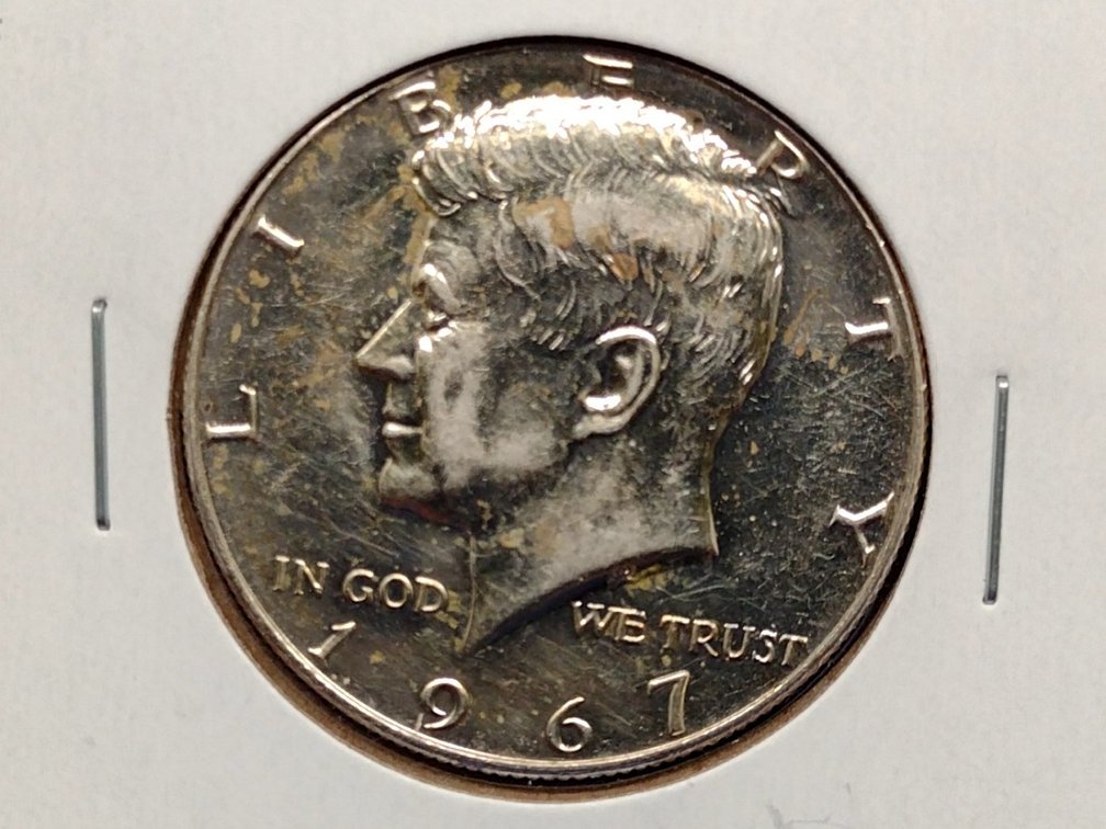 1967 SMS 40% Silver Kennedy Half Dollar Coin