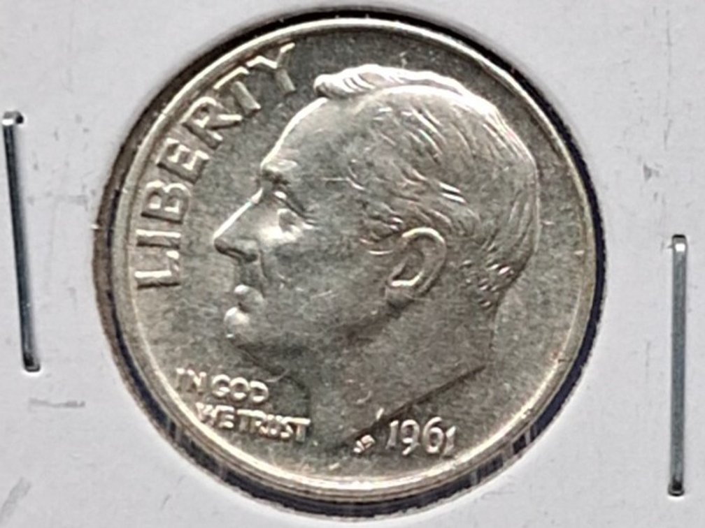 1961 Roosevelt Dime Coin