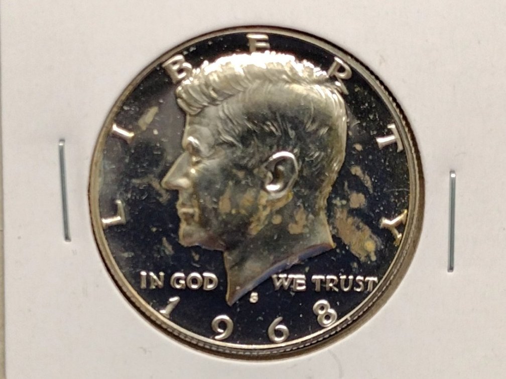 1968 S Proof 40% Silver Kennedy Half Dollar Coin