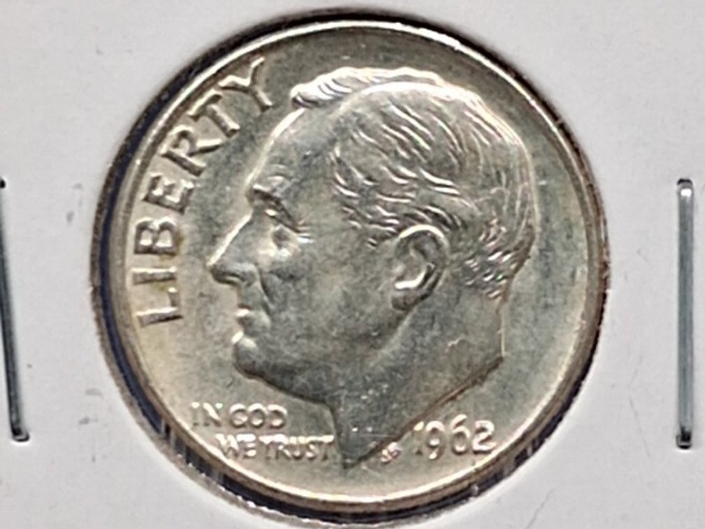 1962 D Roosevelt Dime Coin