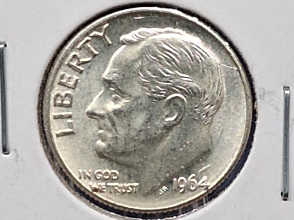 1964 D Roosevelt Dime Coin