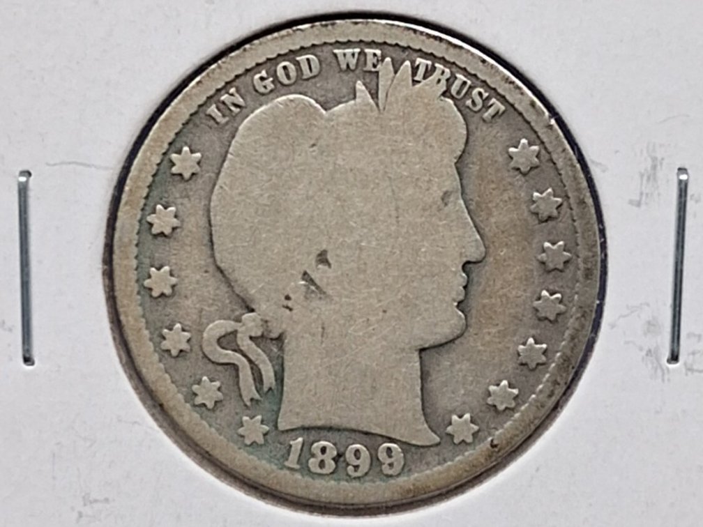 1899 Barber Quarter Coin