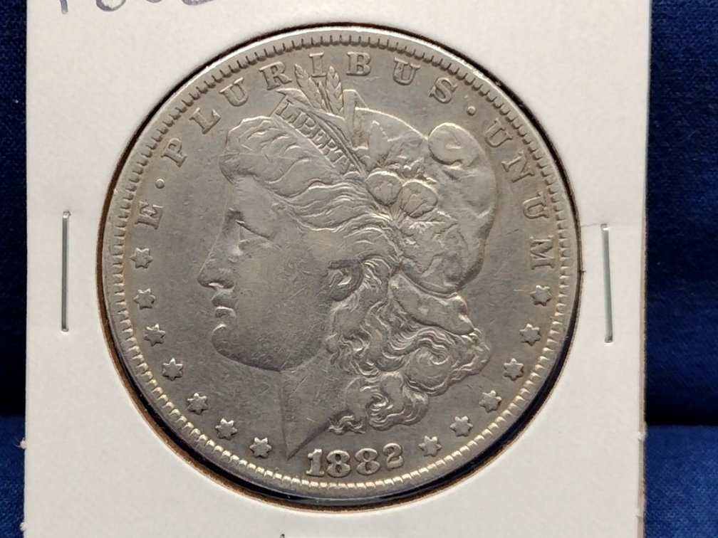 1882 Morgan Silver Dollar Coin