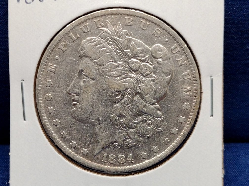 1884 O Morgan Silver Dollar Coin