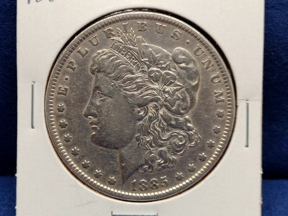 1885 Morgan Silver Dollar Coin