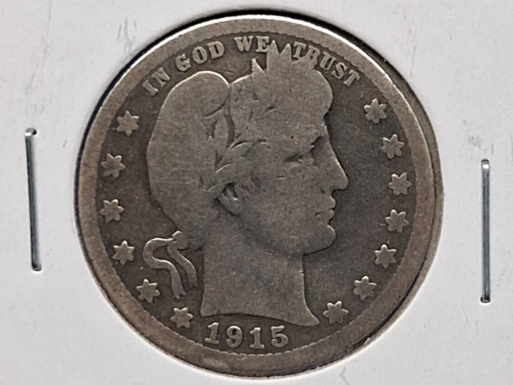 1915 Barber Quarter Coin