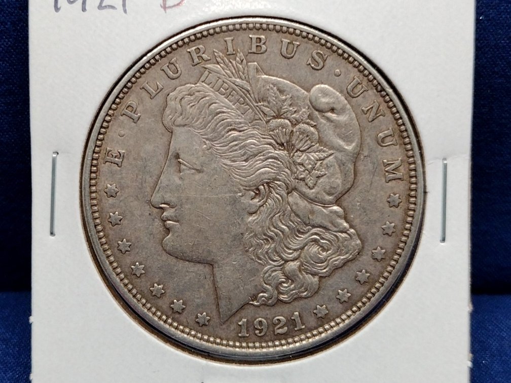 1921 D Morgan Silver Dollar Coin