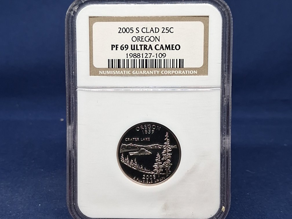 2005 S Clad NGC PF69 Ultra Cameo Washington