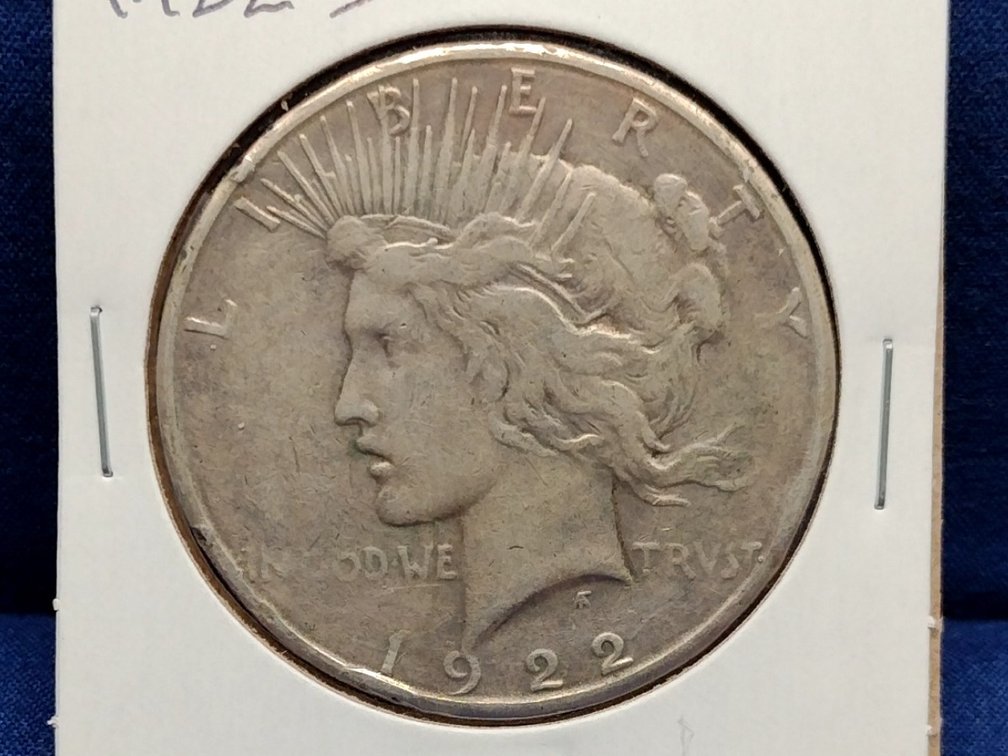 1922 S Peace Dollar Coin