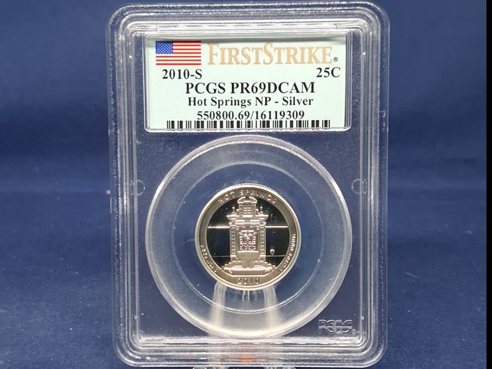 2010 S PCGS PR69DCAM Silver Washington