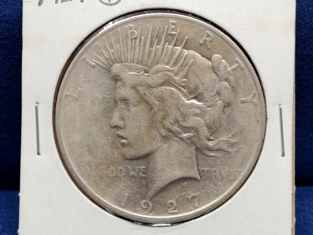 1927 D Peace Dollar Coin