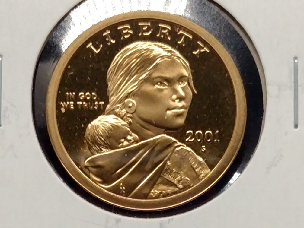 2001 S Proof Sacagawea Dollar Coin