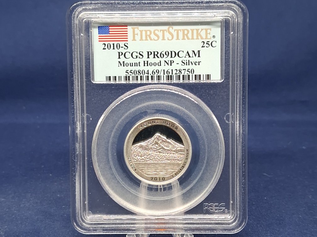 2010 S PCGS PR69DCAM Silver Washington