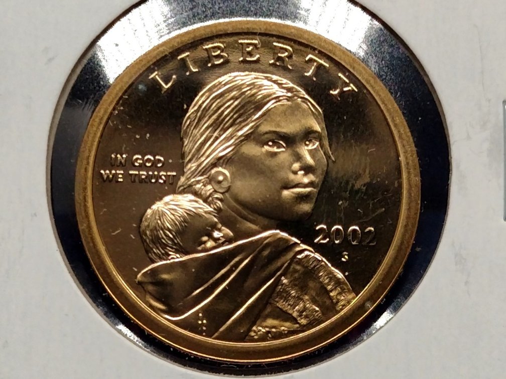 2002 S Sacagawea Dollar Coin