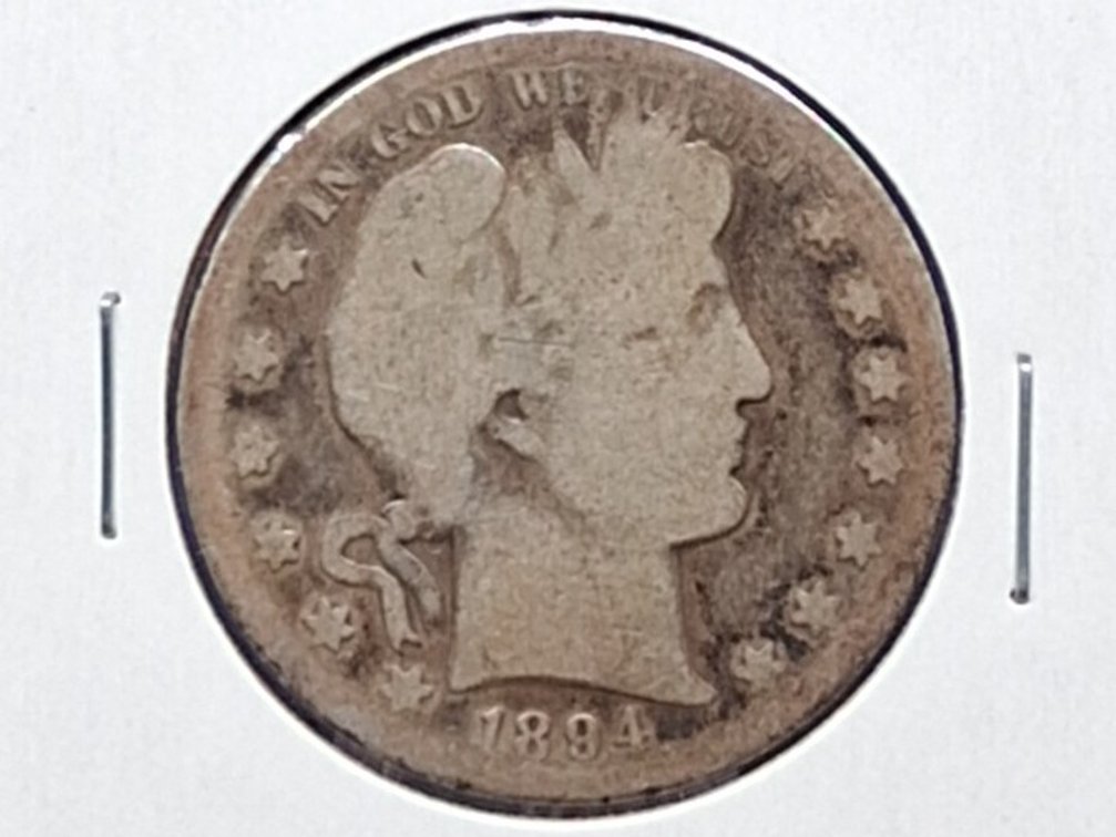 1894 S Barber Half Dollar Coin