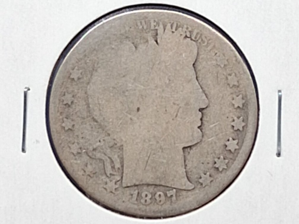 1897 Barber Half Dollar Coin