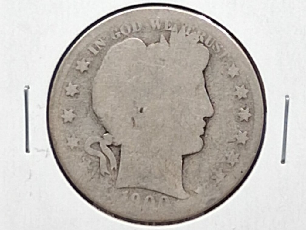 1900 Barber Half Dollar Coin