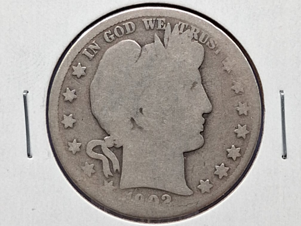 1902 S Barber Half Dollar Coin