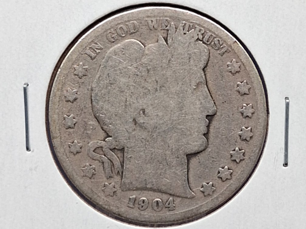 1904 Barber Half Dollar Coin