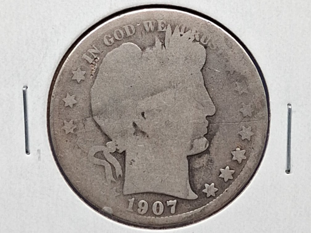 1907 O Barber Half Dollar Coin
