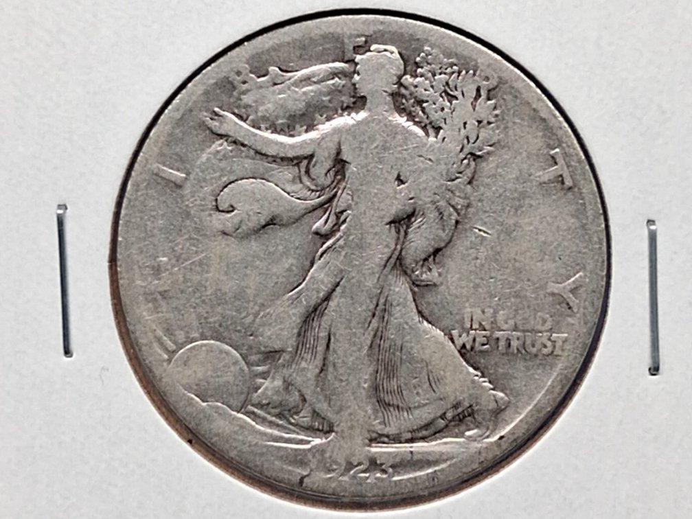1923 S Walking Liberty Half Dollar Coin