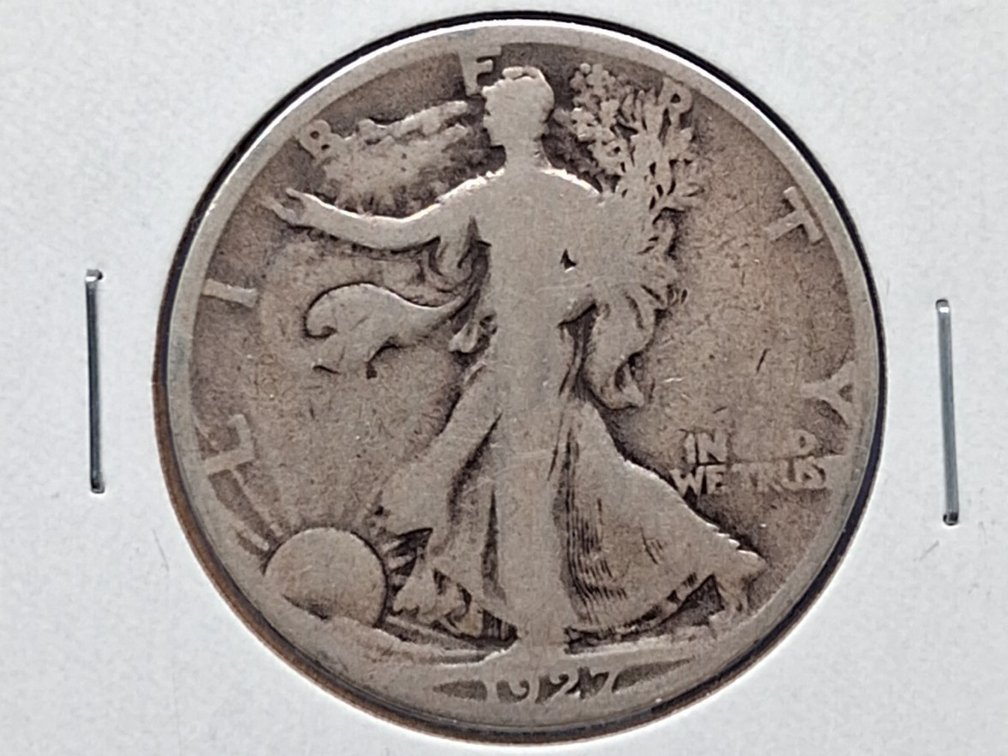 1927 S Walking Liberty Half Dollar Coin