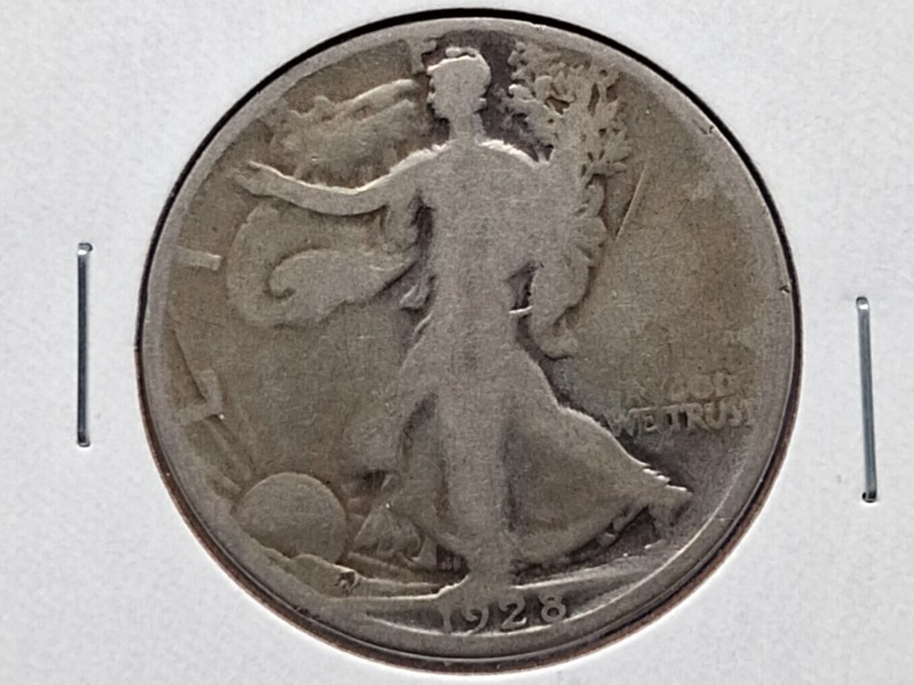 1928 S Walking Liberty Half Dollar Coin