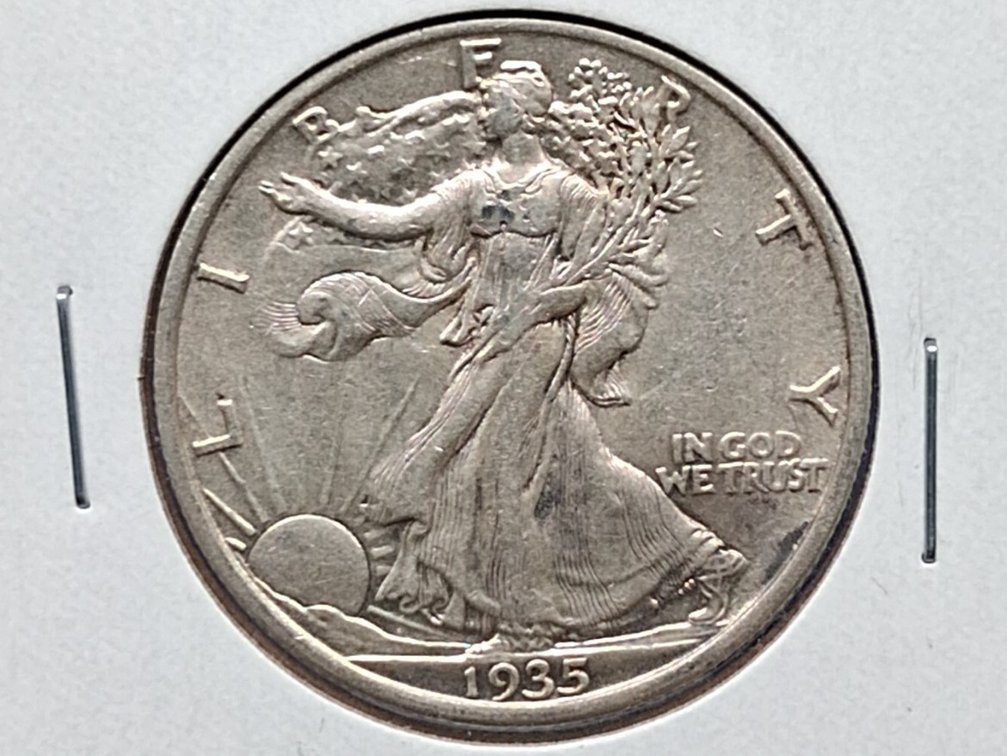 1935 Walking Liberty Half Dollar Coin