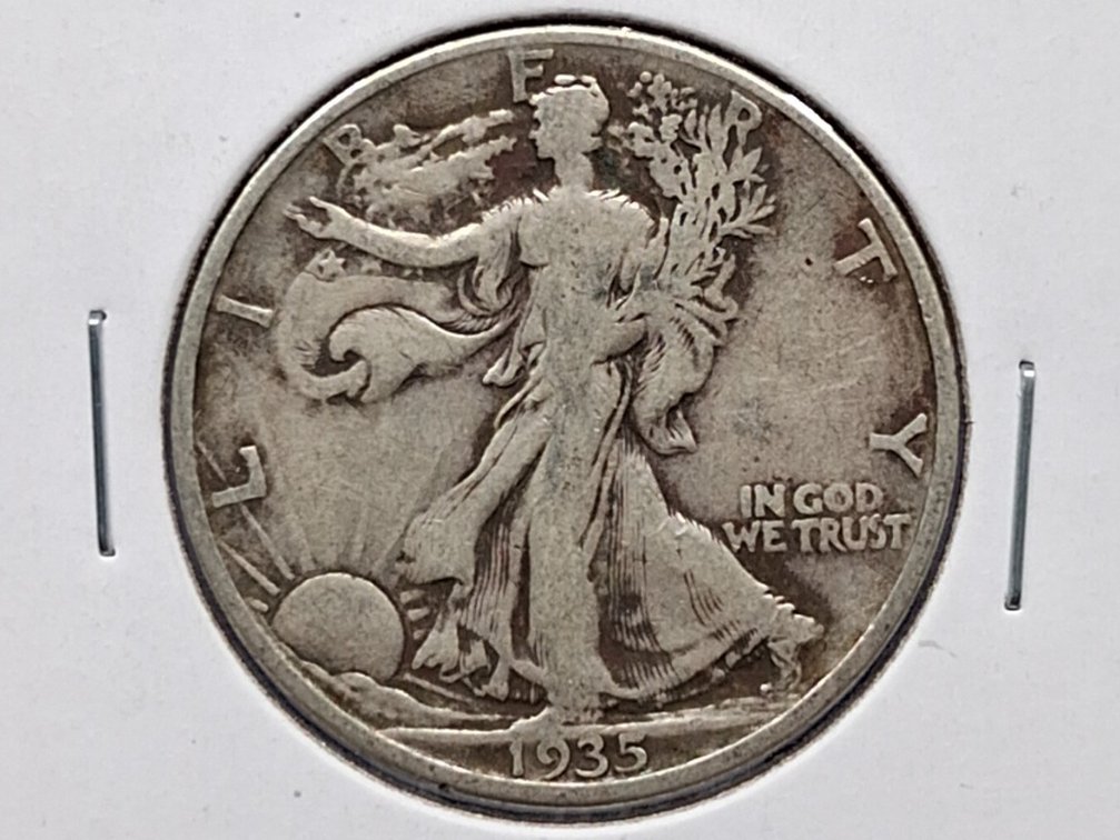 1935 D Walking Liberty Half Dollar Coin