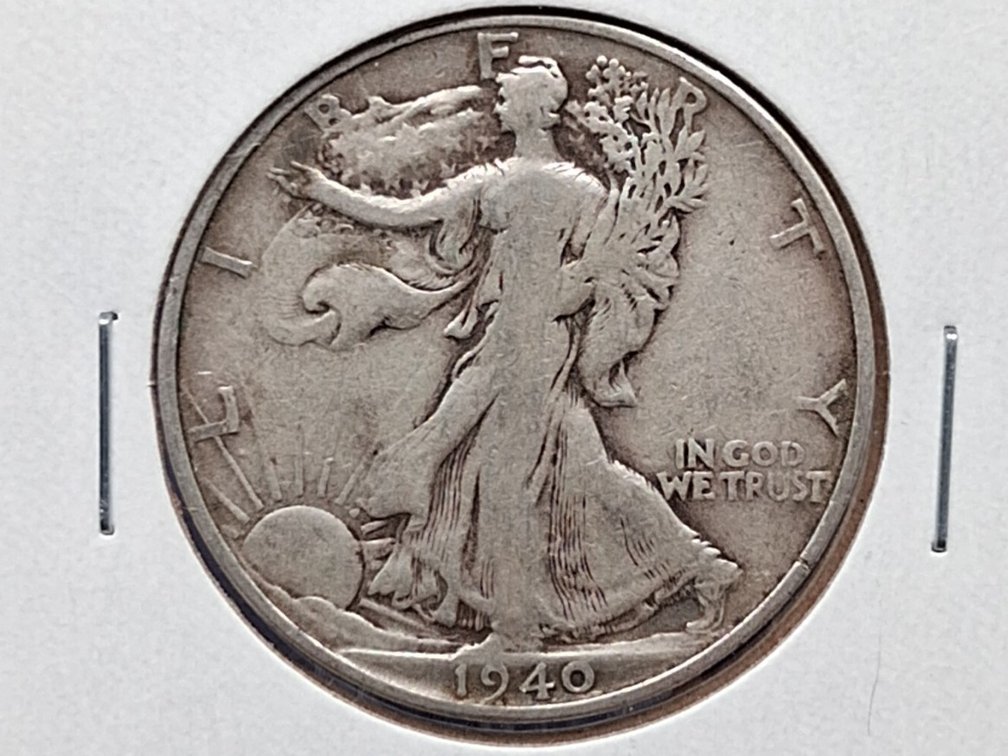 1940 S Walking Liberty Half Dollar Coin