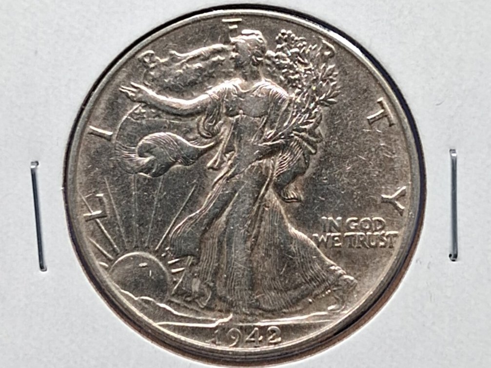 1942 Walking Liberty Half Dollar Coin