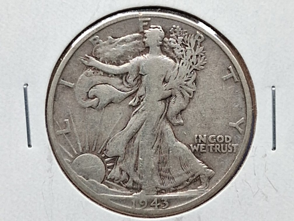 1943 D Walking Liberty Half Dollar Coin